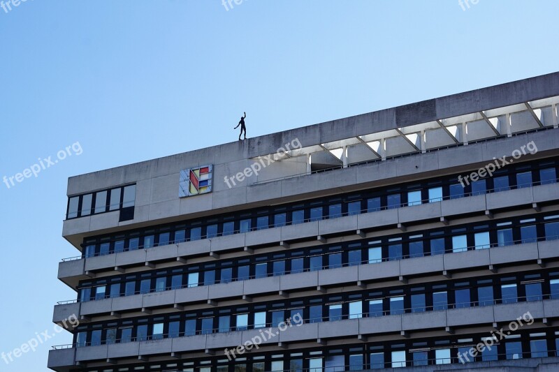 Sculpture Pforzheim Art Roof Building