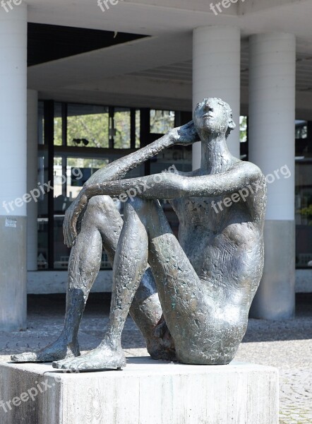 Sculpture Pforzheim Art Naked Act