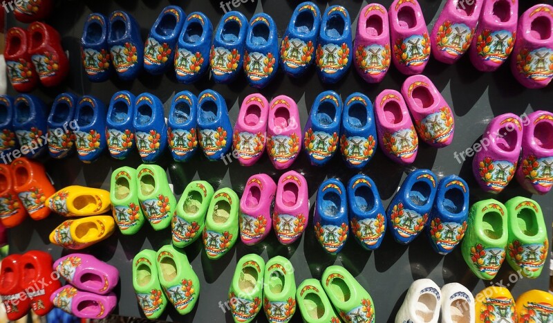 Wooden Shoes Holland Souvenir Tradition Traditionally