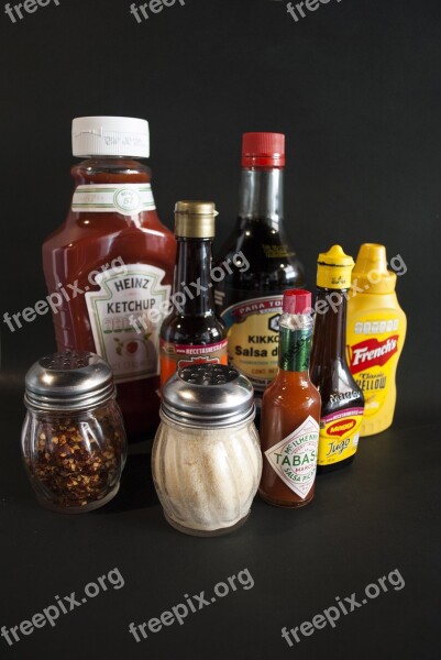 Pepper Condiments Mustard Free Photos