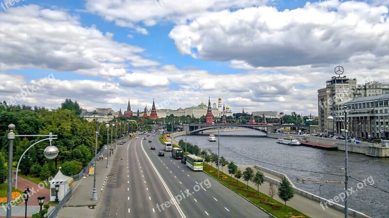 Moscow Panoramic Kremlin Tourism City