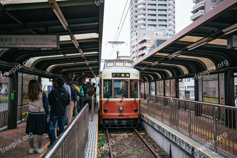 Light Rail Tram Japan Free Photos