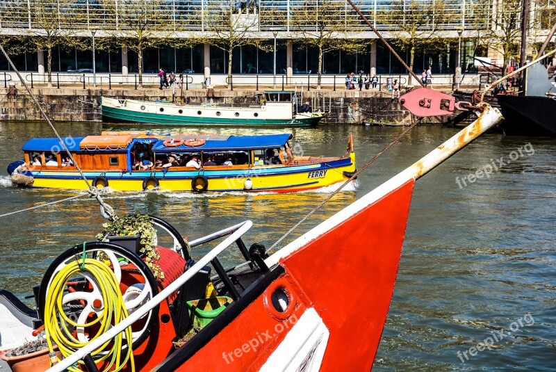 Bristol Harbour Boat England Uk