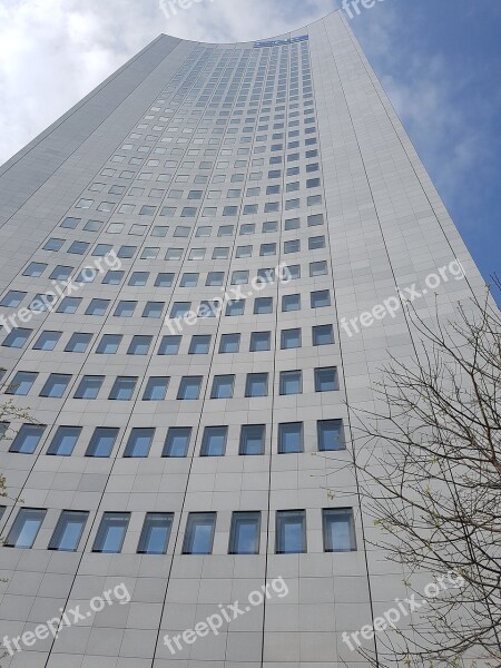 Skyscraper Leipzig City Building Architecture