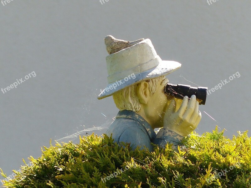 Binoculars Bush Sensing Stalk Man