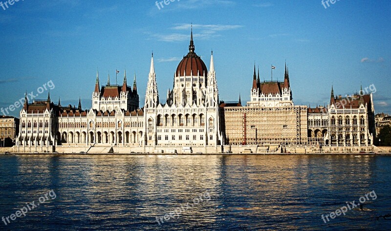 Parliament Building Budapest Travel Architecture Hungary