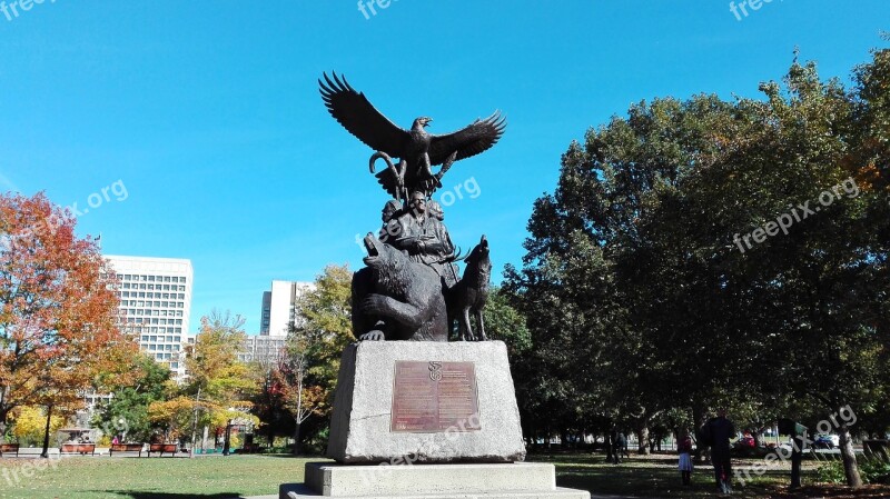 Ottawa Statue Monument Veterans Aborigines