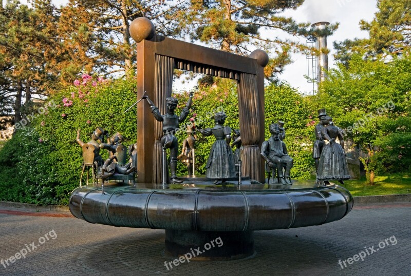 Darmstadt Hesse Germany Datterich Fountain Datterich