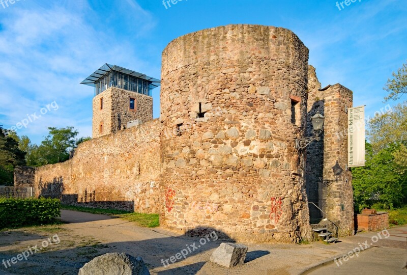 Darmstadt Hesse Germany Old City Wall