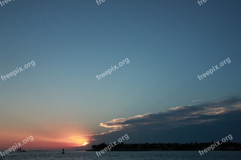 Key West Sunset Florida Mood Sky