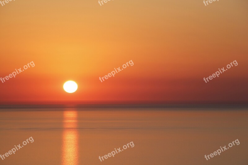 Marine Sky Sunset Nature Solar