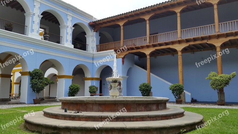 Fountain Water Decoration Garden Convent