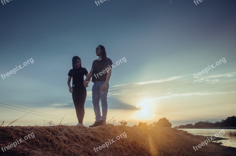 Sunset Sky Cloud Sunshine Vietnam