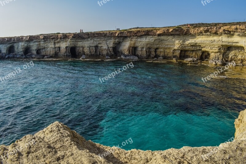 Sea Caves Coast Sea Nature Cave