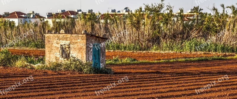 Shanty Field Farm Hut Landscape