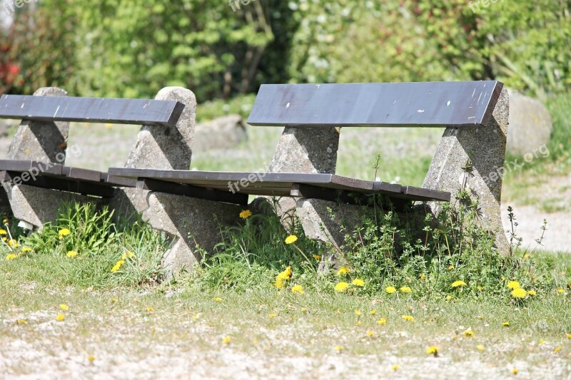 Benches Rest Recovery Break Hiking