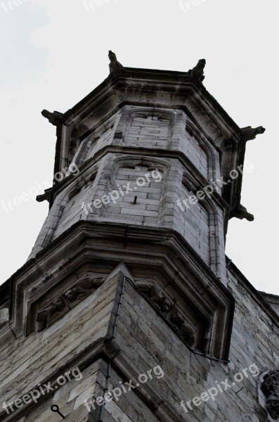 Architecture Building Gent Tower Free Photos