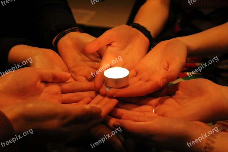 Friendship Support Light Candle Cohesion