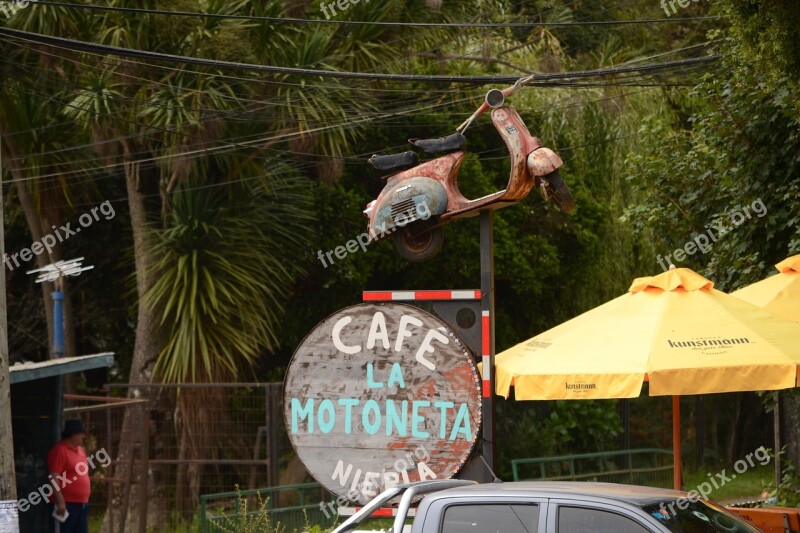 Advertising Moto Coffee Sunshade Free Photos