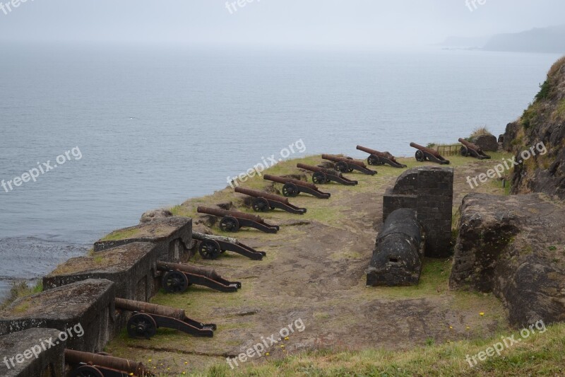 Fortress Cannons Defense Strong Fog