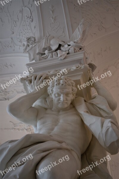 Statue Column Castle Vienna Belvedere