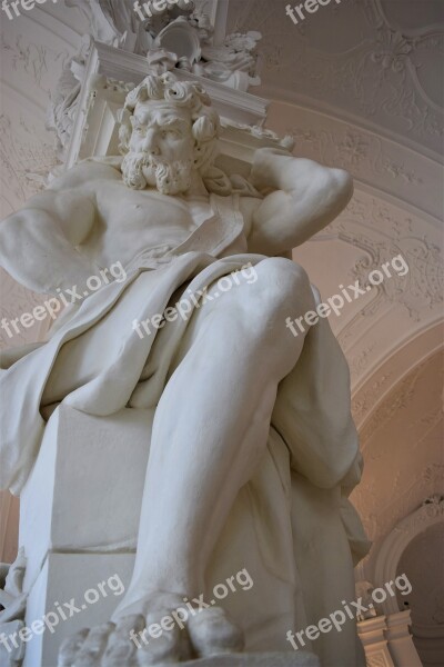 Statue Column Castle Vienna Belvedere