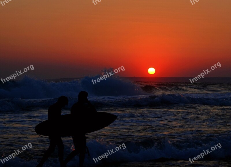 Surfer Beach Wave Men Surf