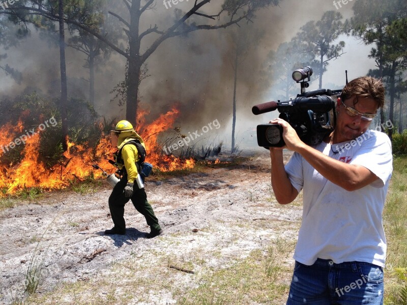 News Fire Photographer Flame Heat