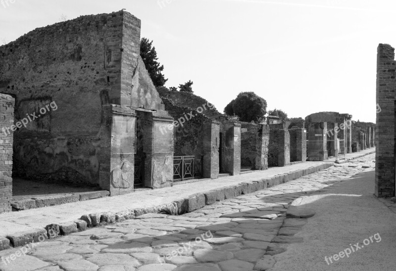 Ruins Italy Pompei Free Photos