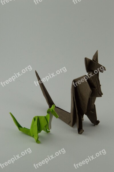 Object Photography Still Photography Kangaroo Origami Art