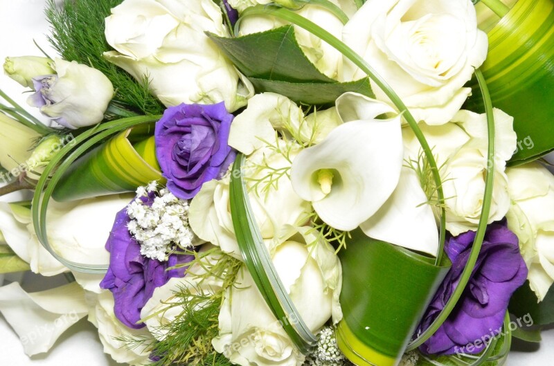 Wedding Flower Floral Composition Free Photos