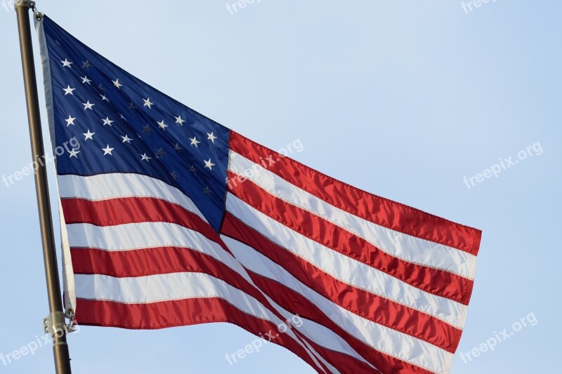 American Flag Waving Free Photos