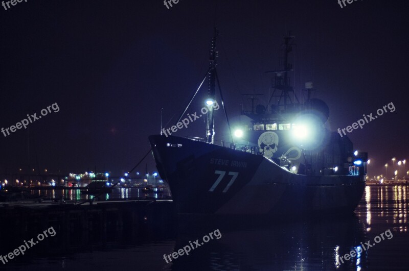 Ship Nature Docks Pirate Sea Shepherd