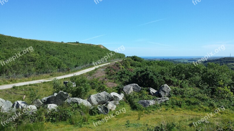 Cornwall Lake St Austell Clay Trail View