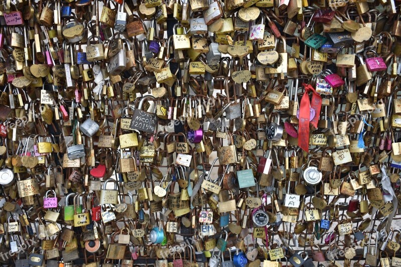 Locks Love Paris France Free Photos