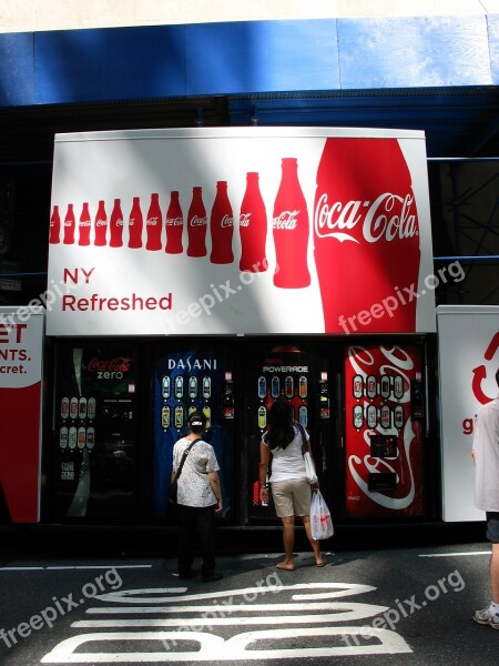 Coke New York Times Square Free Photos