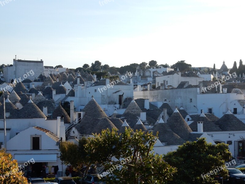 Italy Aberobello Architecture Trulli Free Photos