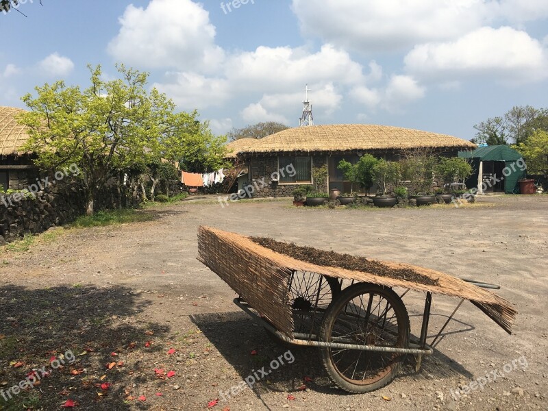 Jeju Island Traditional House Traditional Houses Free Photos