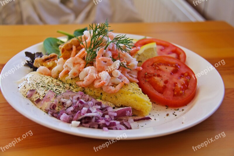 Shrimp Lunch Meal Prawn Lemon