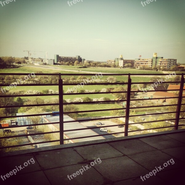 Aachen Balcony Sun Landscape Universitätsklinik