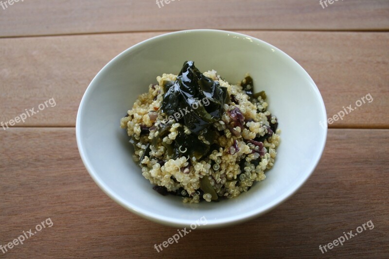 Quinoa Algae Healthy Food Vegan Seaweed