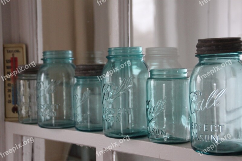 Mason Jars Farm House Rustic Country Farm