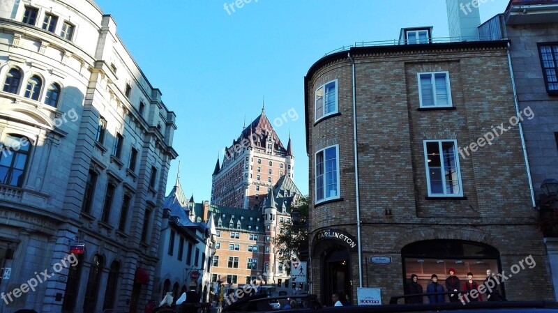 Québec Frontenac Castle Canada Québec