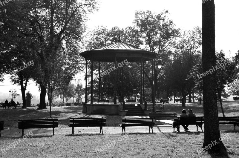 Park Kalemegdan Belgrade Serbia Panorama