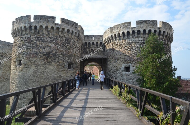 Belgrade Kalemegdan Serbia Fortress Architecture