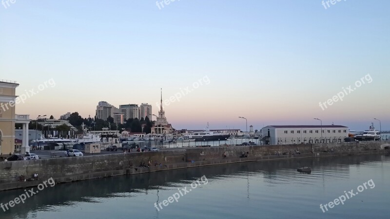 Sochi Sea Port Quay Free Photos