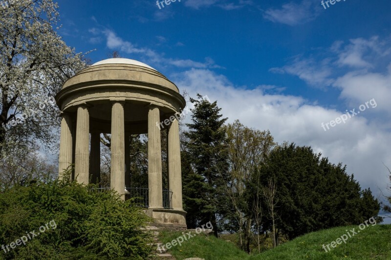 Park Wörlitz The Temple Of Venus Landscape Historically