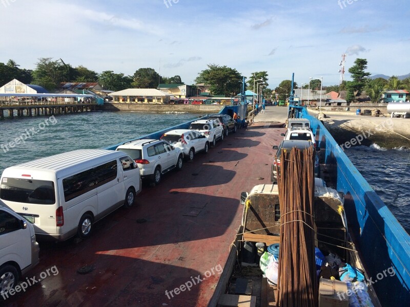 Philippines Ferry Service Cebu Ormoc Pier Free Photos