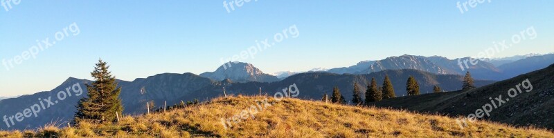 Mountains Tegernsee Bavaria Alpine Bavarian Alps