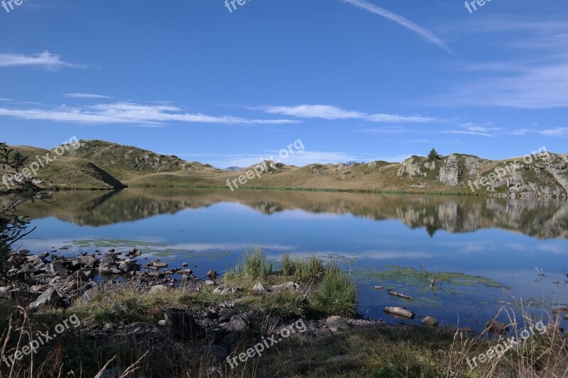 Lake Alps Mountain Nature Landscape